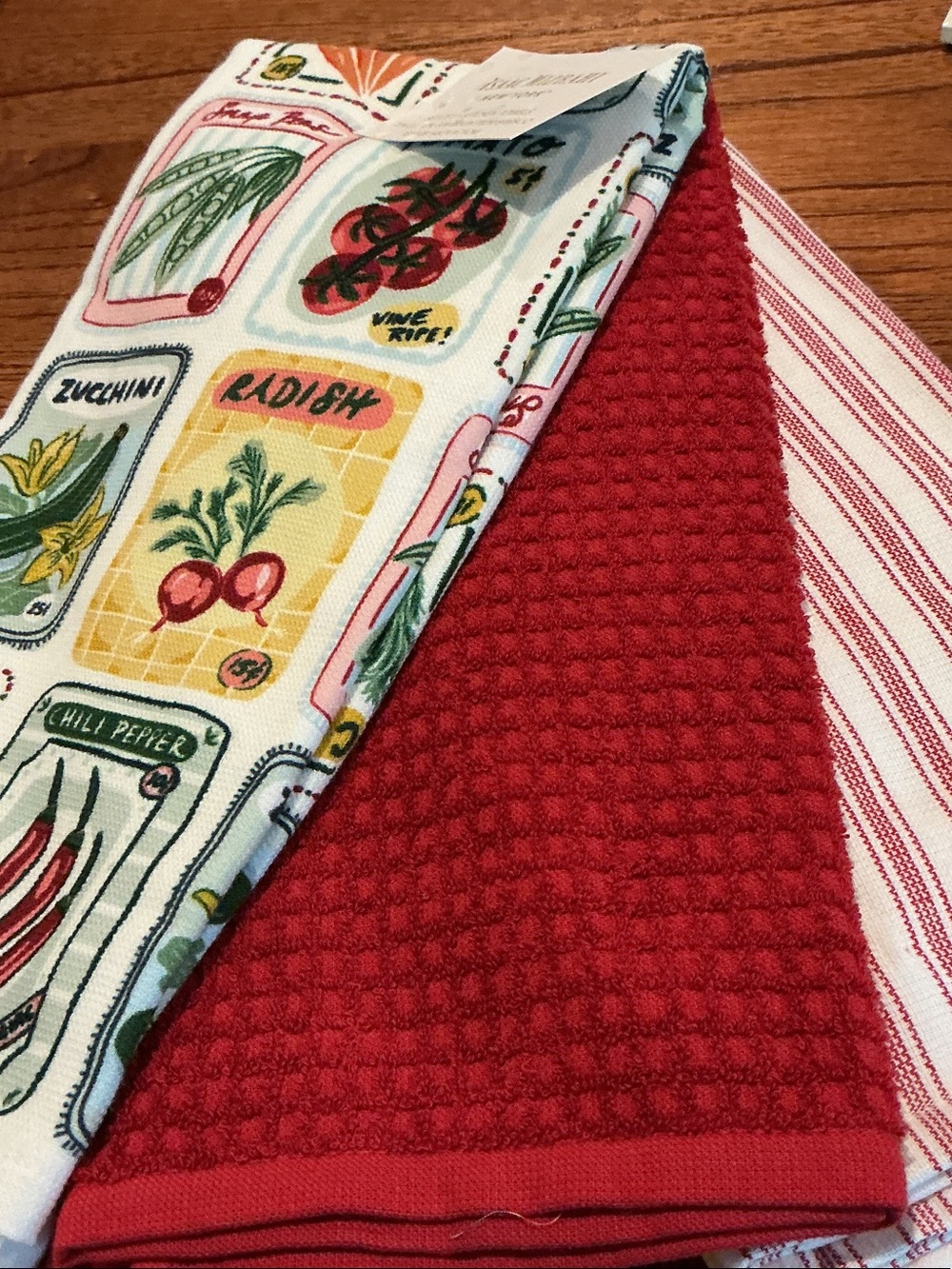 Isaac Mizrahi Summer Garden Kitchen Towels - Set of 3